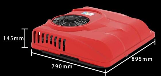 R134a Refrigerant Monoblock Ultra Thin Roof Top Truck Air Conditioner DC24V Low Profile AC Cooling Unit